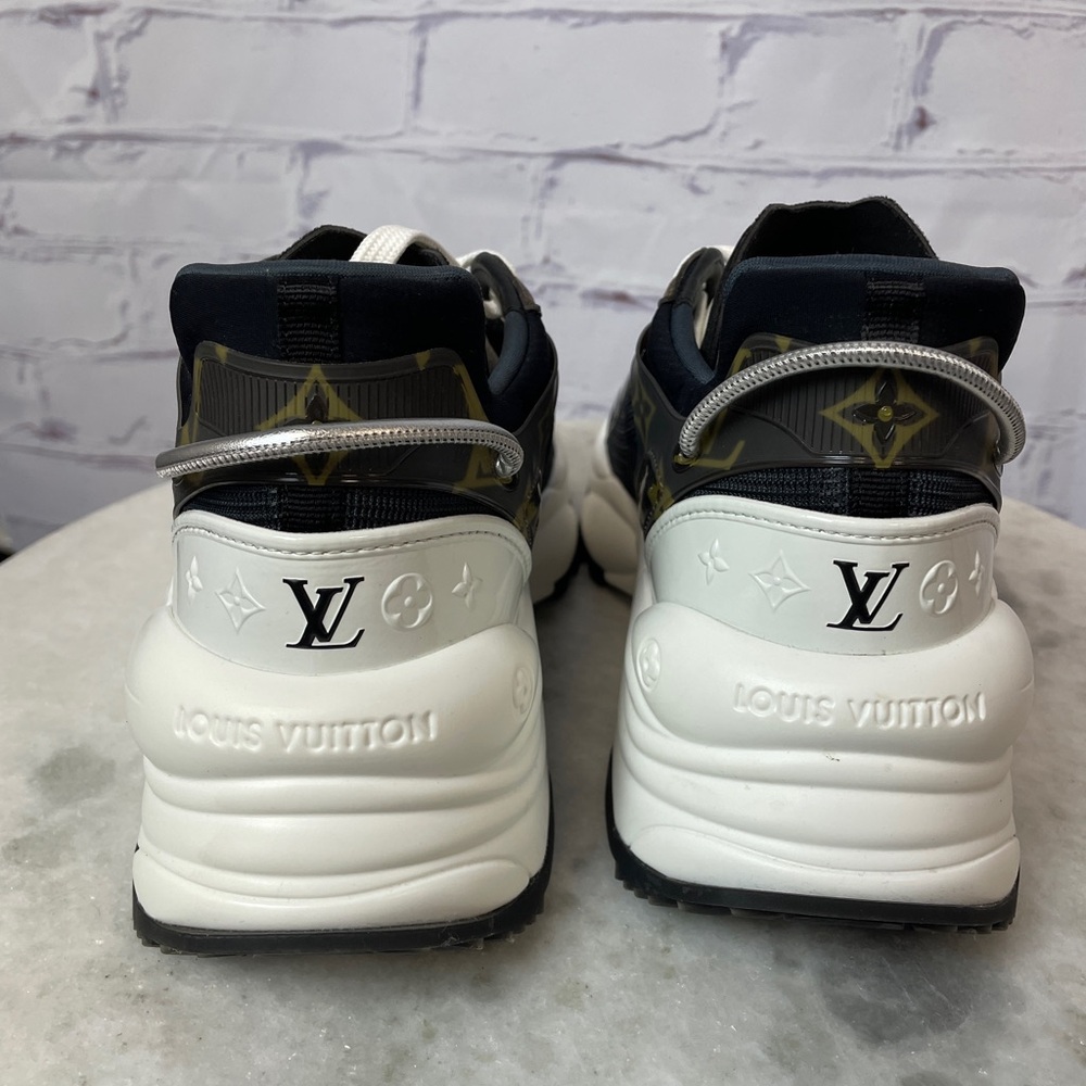 Louis Vuitton Black, White & Brown Women's Runner Sneakers - Picture 10 of 15